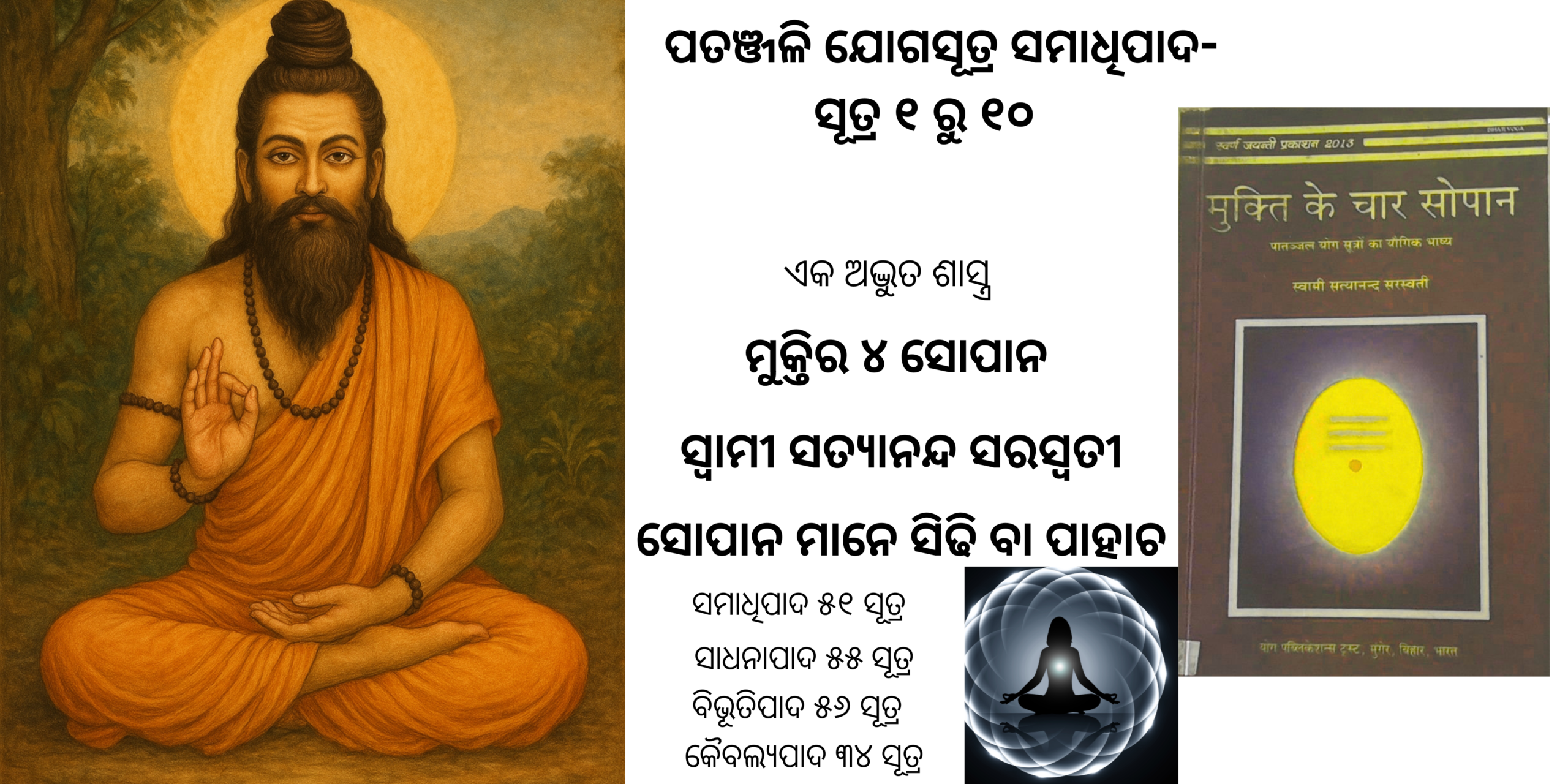 ପତଞ୍ଜଳି ୟୋଗସୂତ୍ର ସମାଧିପାଦ ସୂତ୍ର ୧ ରୁ ୧୦ ପତଞ୍ଜଳି ଯୋଗସୁତ୍ରର ପରିଚୟ (2)